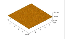 고온증착 된 ITO의 AFM image